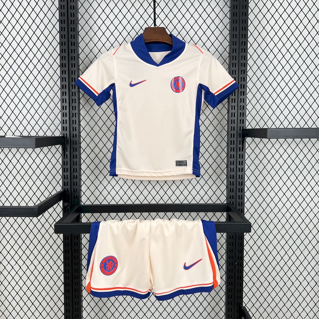 Kids & Junior Chelsea Cole Palmer 20 Away Soccer Jersey Mini Kit 2024/25