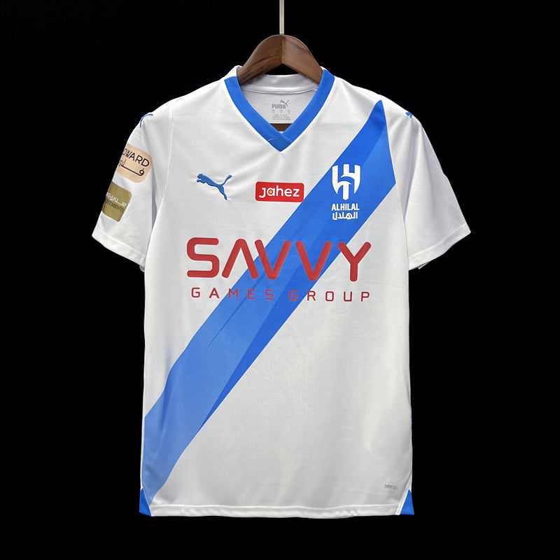Al-Hilal Saudi Neymar Jr 10 Away Soccer Jersey 2023/24 - White