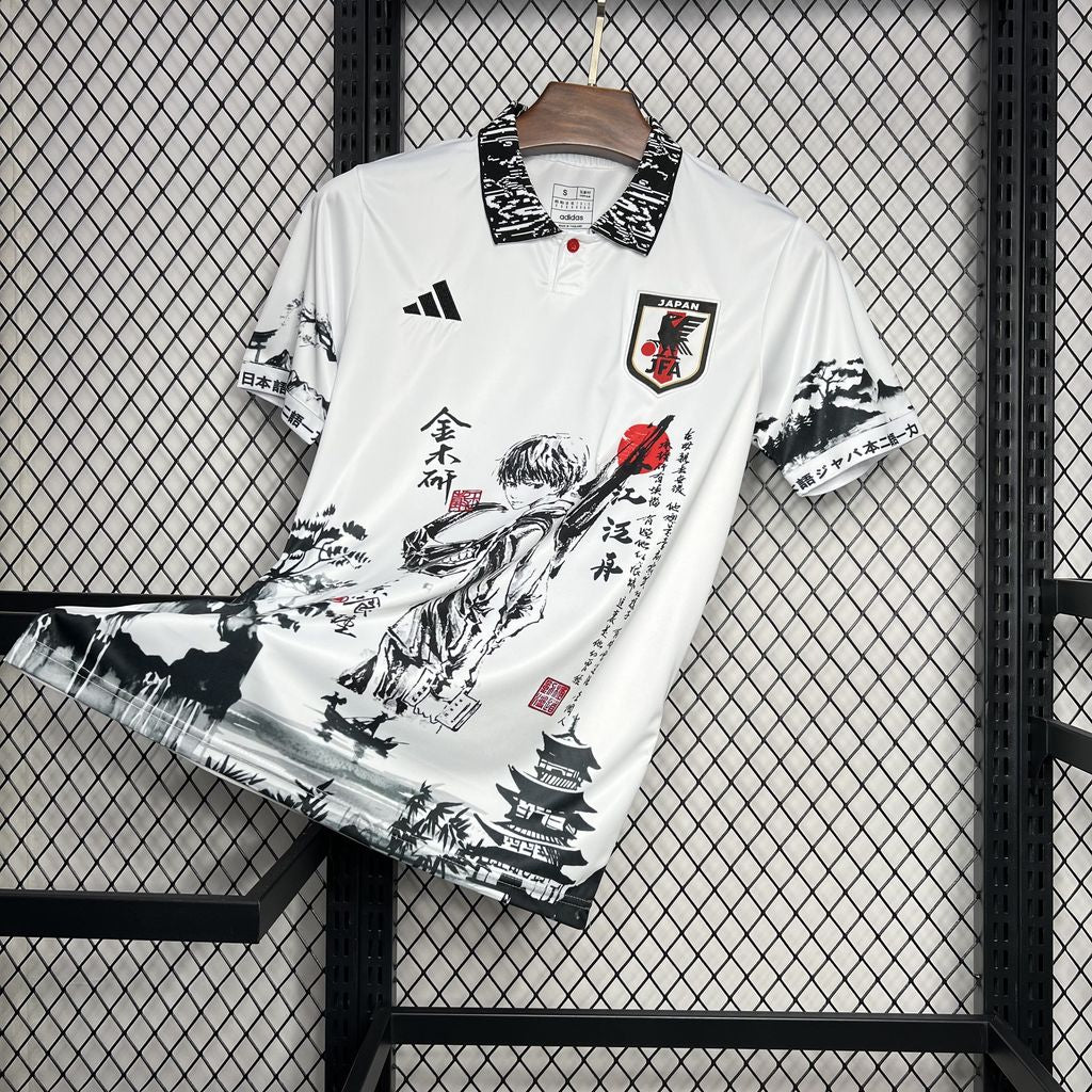 Japan Tokyo Ghoul Kaneki Ken Special Edition Soccer Jersey 2024/25 - White