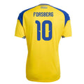 Sweden Emil Forsberg 10 Home Soccer Jersey World Cup 2026