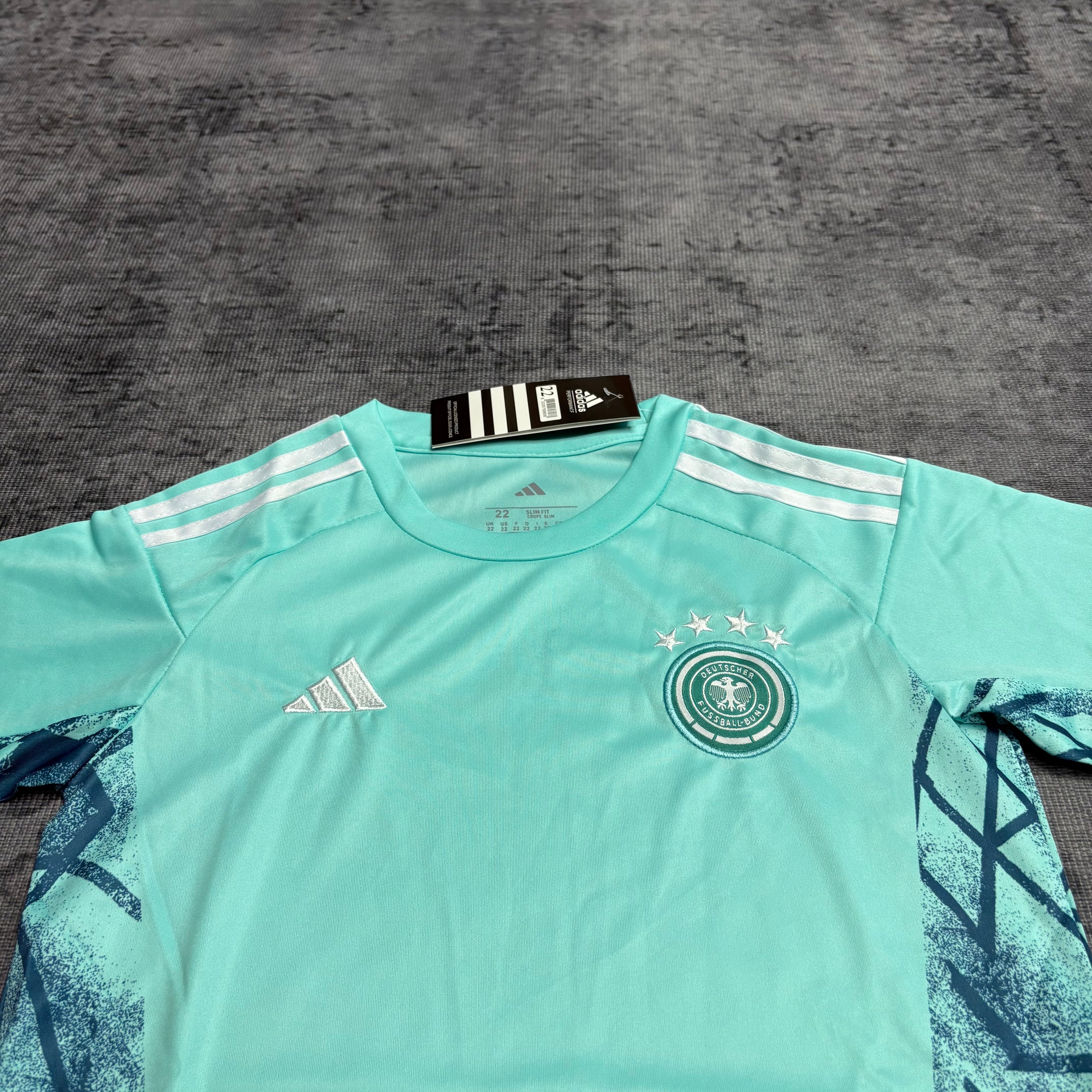 Germany Kids Goalkeeper Soccer Jersey World Cup 2026 - Blue