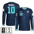 Germany Jamal Musiala 10 Long Sleeve Away Soccer Jersey World Cup 2026