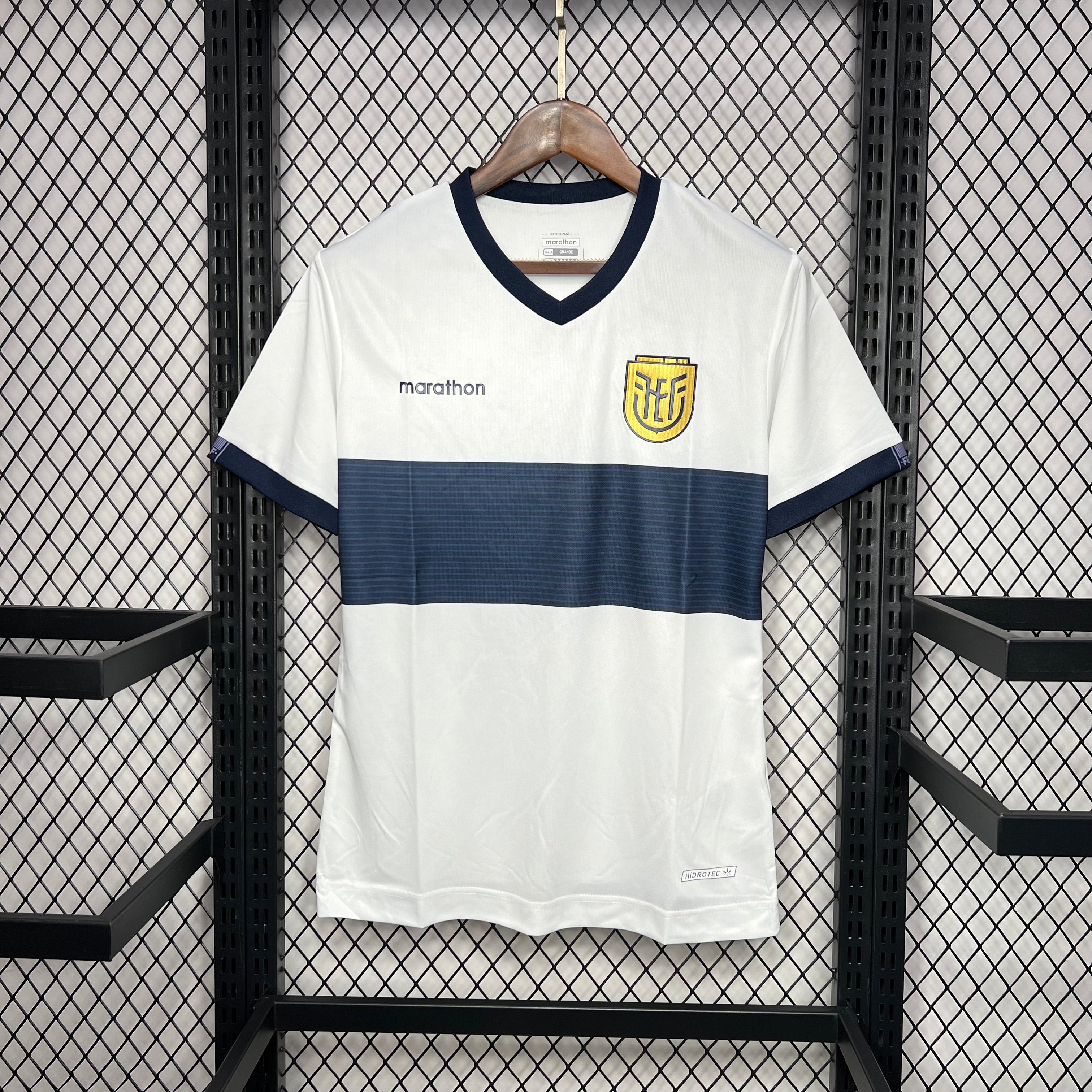 Ecuador Away Soccer Jersey 2024/25 - White