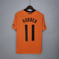 Netherlands Arjen Robben 11 Home Retro Soccer Jersey World Cup 2010