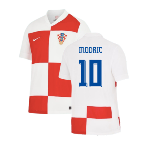 Croatia Luka Modric 10 Home Soccer Jersey Euro 2024