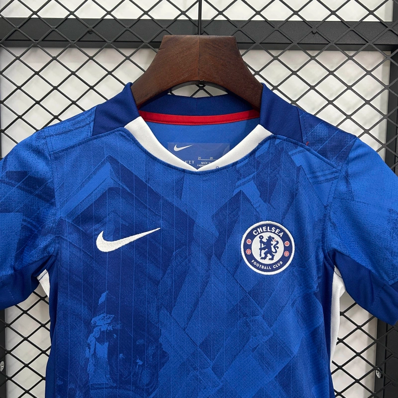 Chelsea Enzo Fernandez 8 Kids Home Soccer Jersey 2025-2026