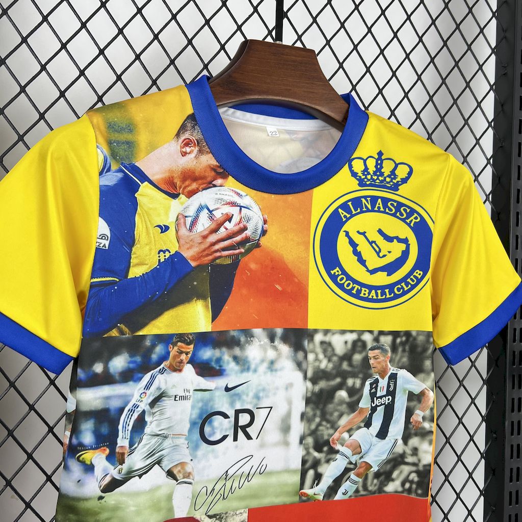 Cristiano RonaldoCareer Club Kids Special Edition Soccer Jersey 2025-2026