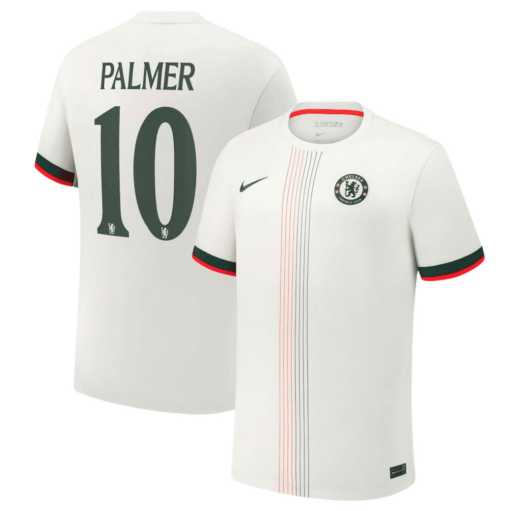 Chelsea Cole Palmer 10 Away Soccer Jersey 2025-2026