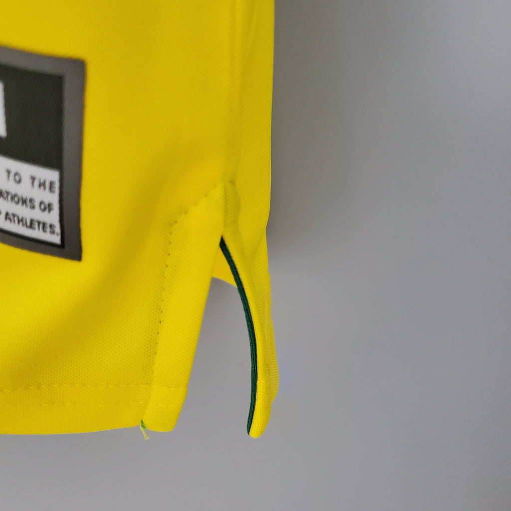 Brazil Home Retro Soccer Jersey World Cup 1998