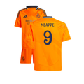 Real Madrid Kylian Mbappé 9 Away Soccer Jersey Kids Mini Kit 2024/25