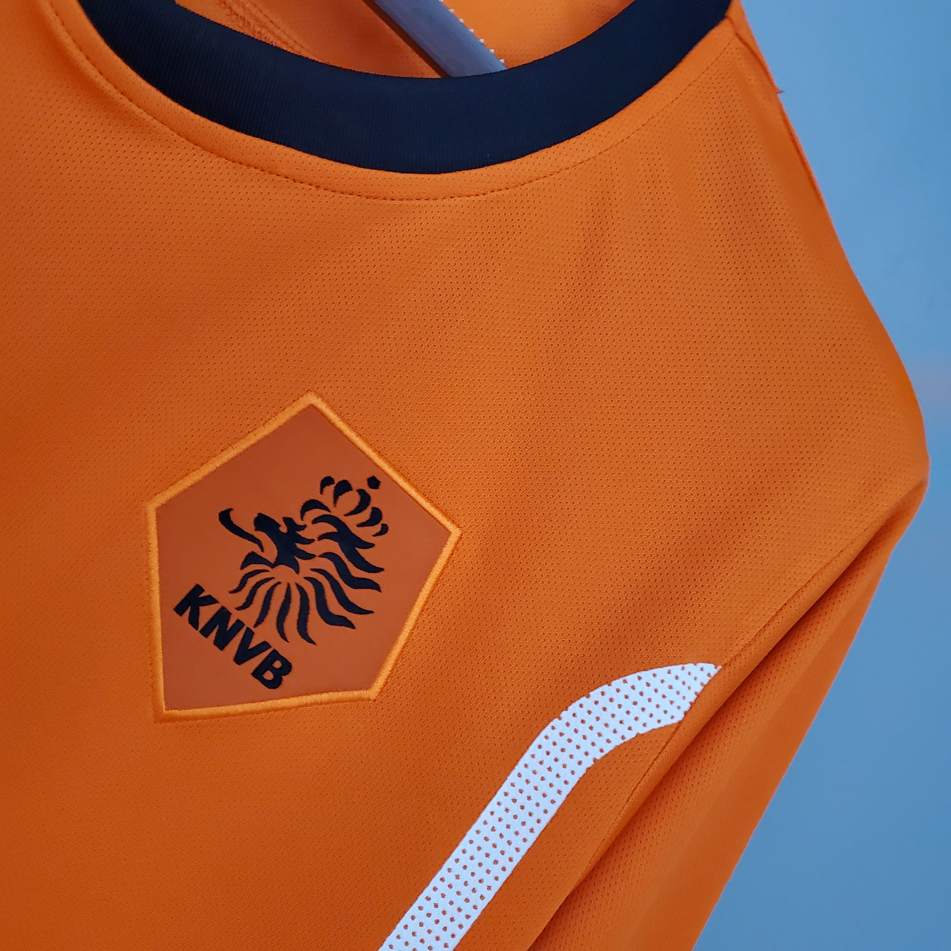 Netherlands Robin van Persie 9 Home Retro Soccer Jersey World Cup 2010