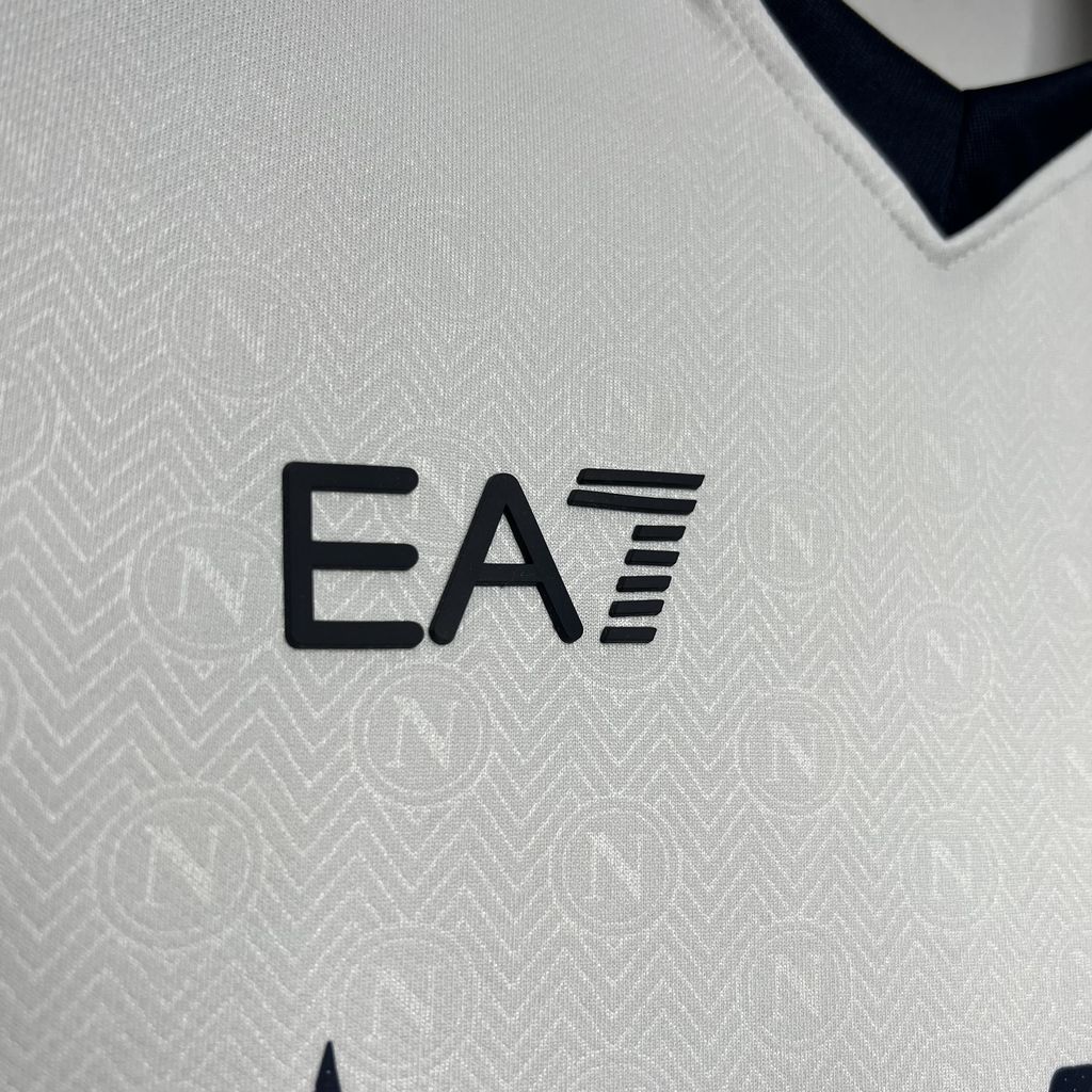 Napoli Khvicha Kvaratskhelia 77 Away Soccer Jersey 2024/25