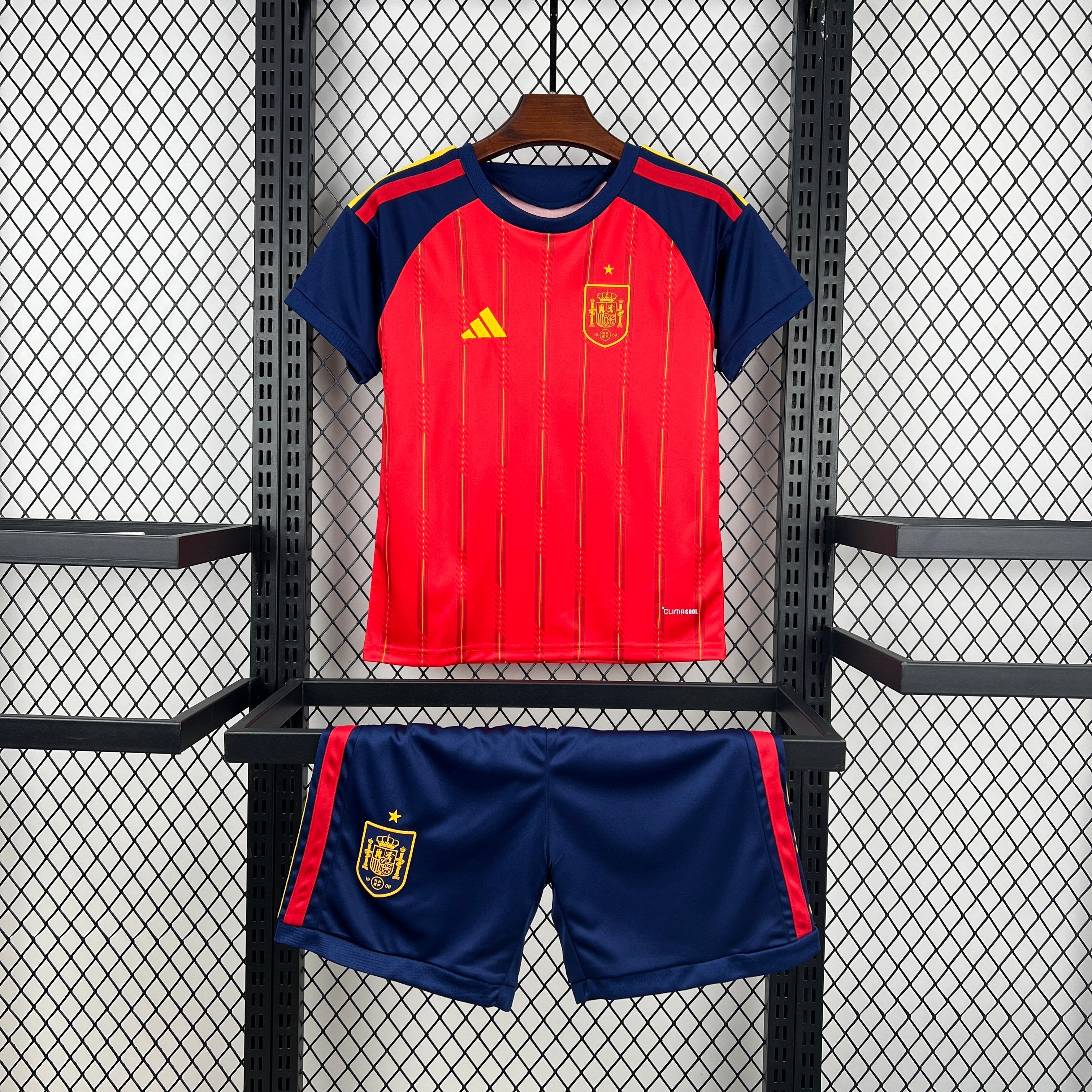 Spain Kids Home Soccer Jersey World Cup 2026