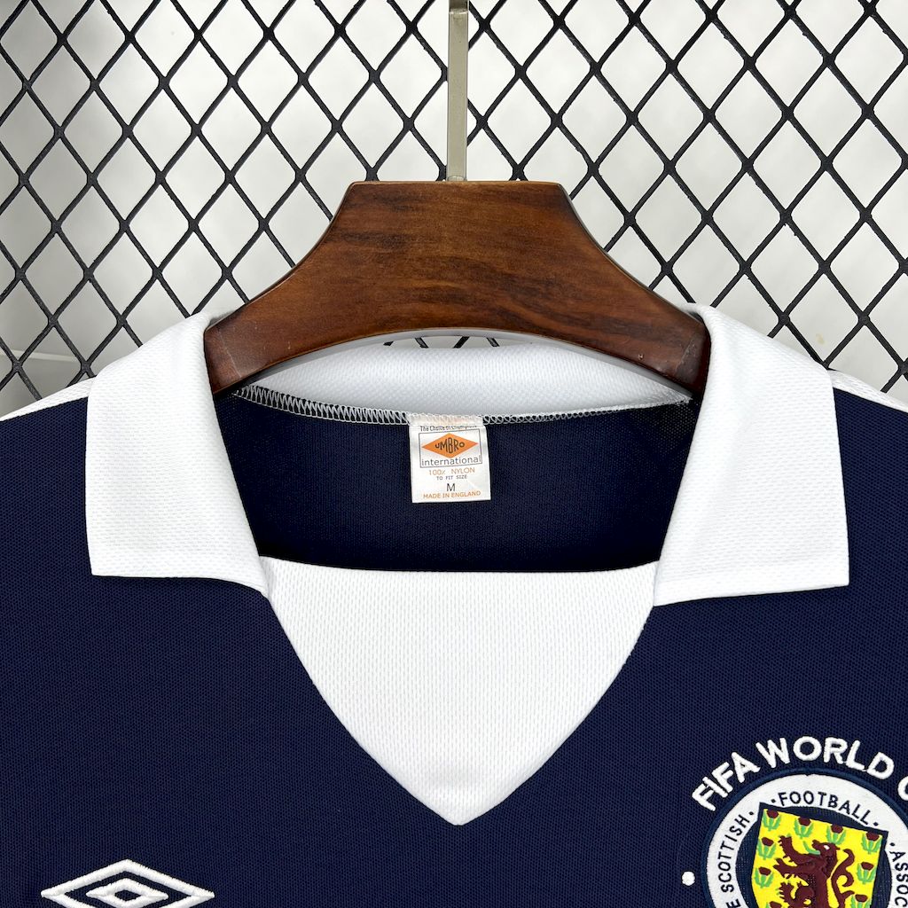 Scotland Retro Home Soccer Jersey World Cup 1978