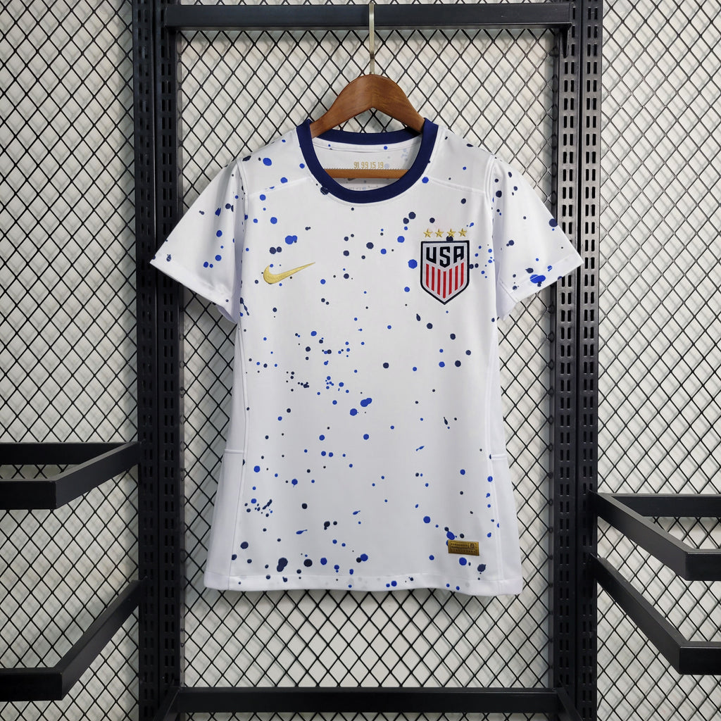 USA Women's Aubrey Kingsbury 21 Home Soccer Jersey World Cup 2023