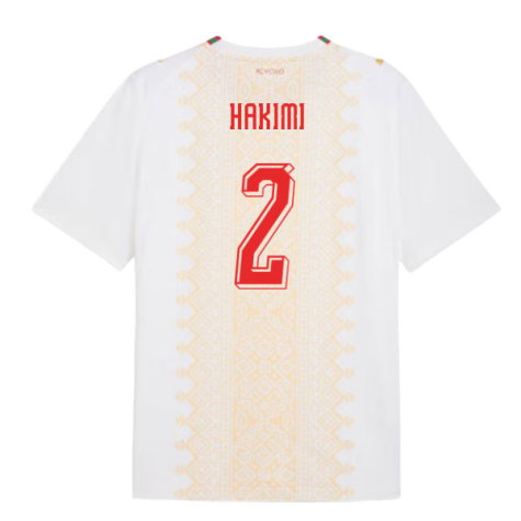 Morocco Achraf Hakimi 2 Away Soccer Jersey World Cup 2026