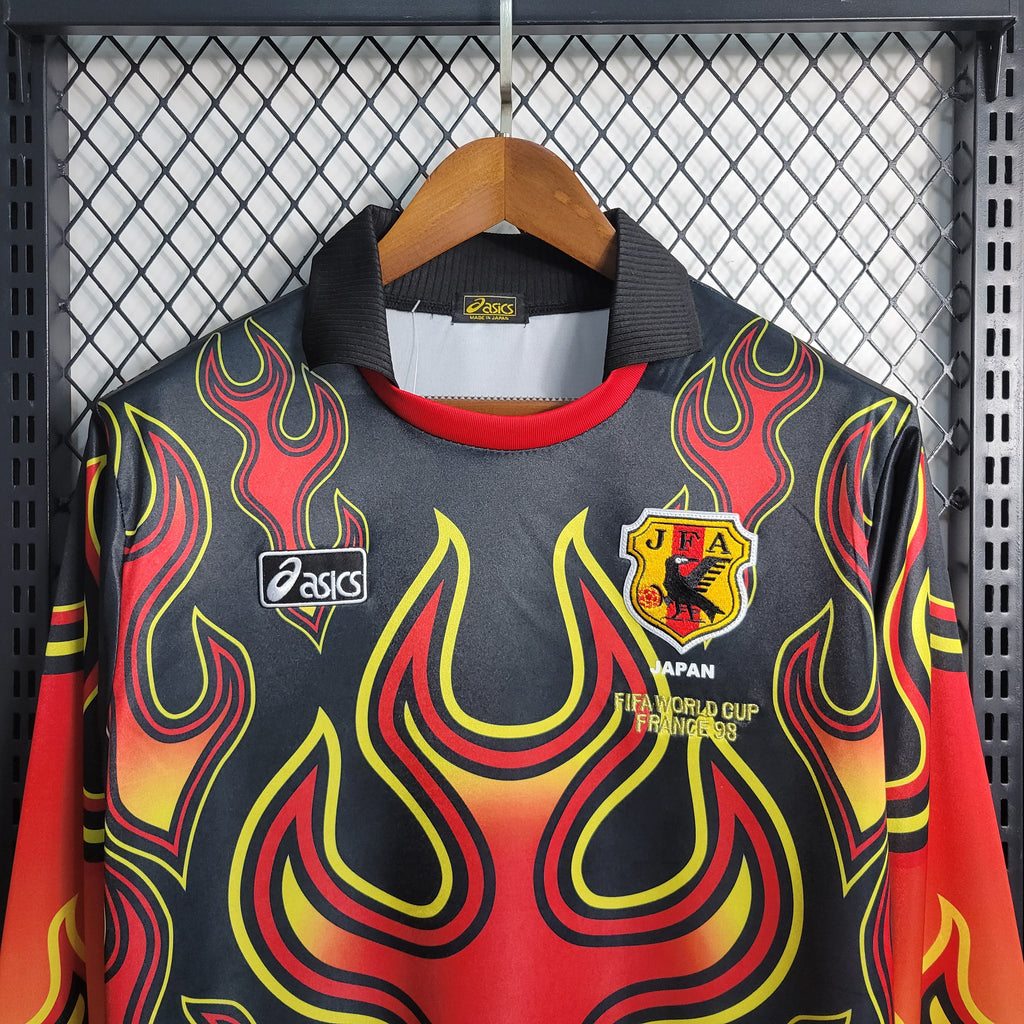 Retro 1998 Japan Flamme Long Sleeve Goalkeeper Limited Edition Soccer Jersey
