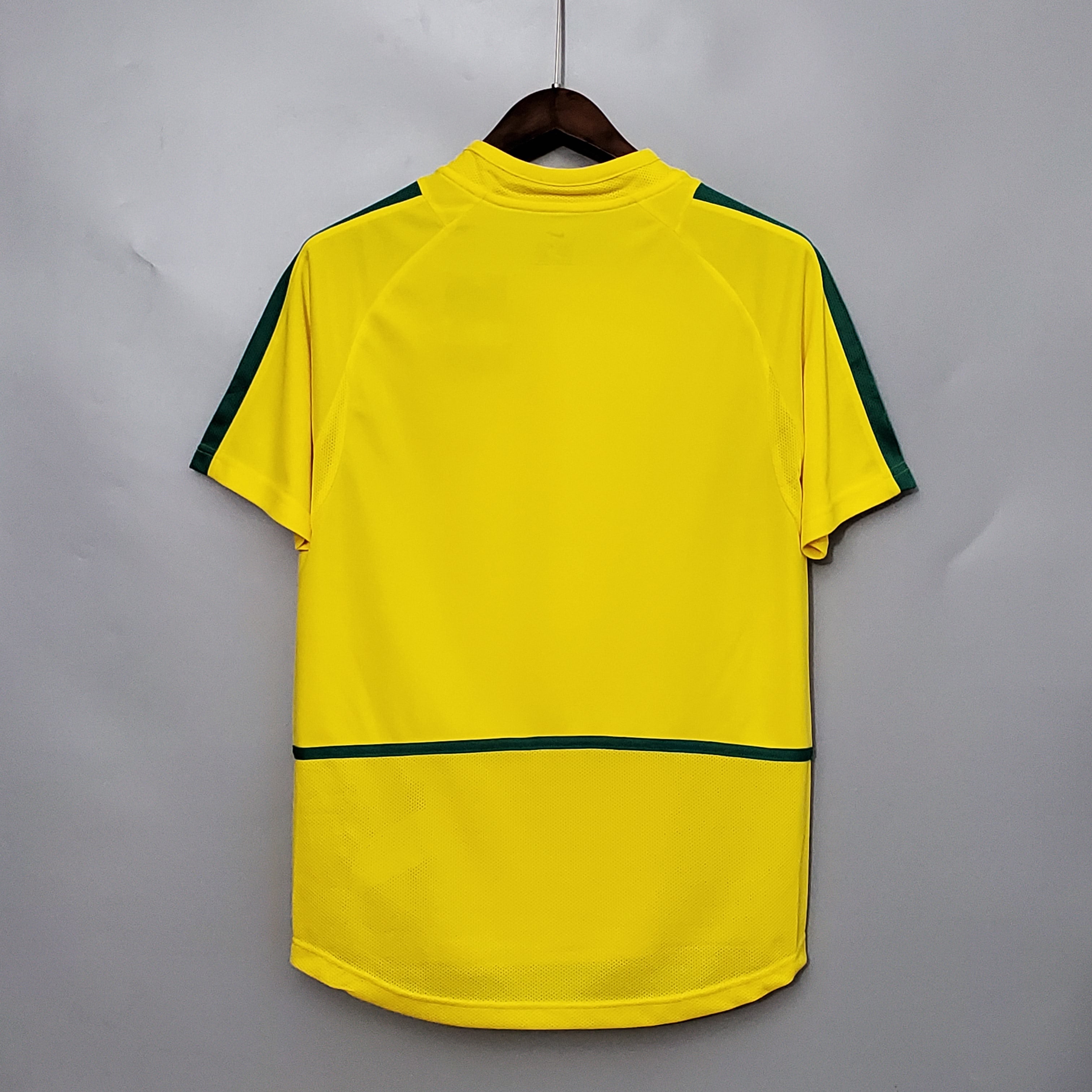 Brazil Retro Home Soccer Jersey World Cup 2002