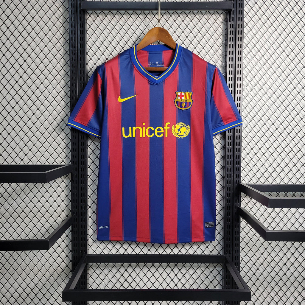 FC Barcelona Lionel Messi 10 Home Retro Soccer Jersey 2009-2010