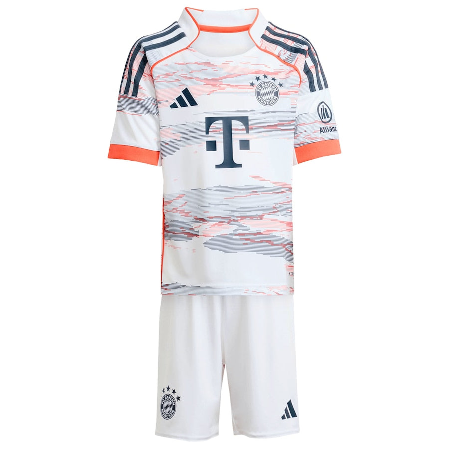 Bayern Munich Luis Diaz 14 Kids Away Soccer Jersey 2025-2026