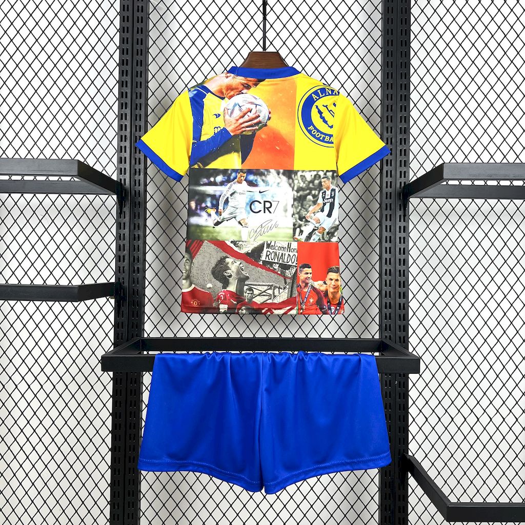 Cristiano RonaldoCareer Club Kids Special Edition Soccer Jersey 2025-2026