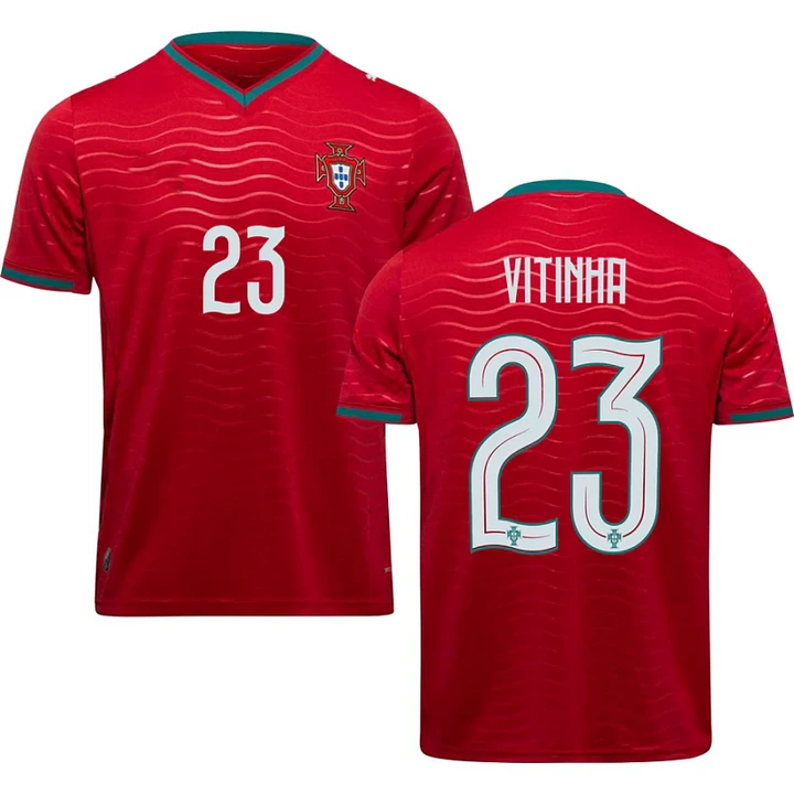 Portugal Vitinha 23 Home Soccer Jersey World Cup 2026