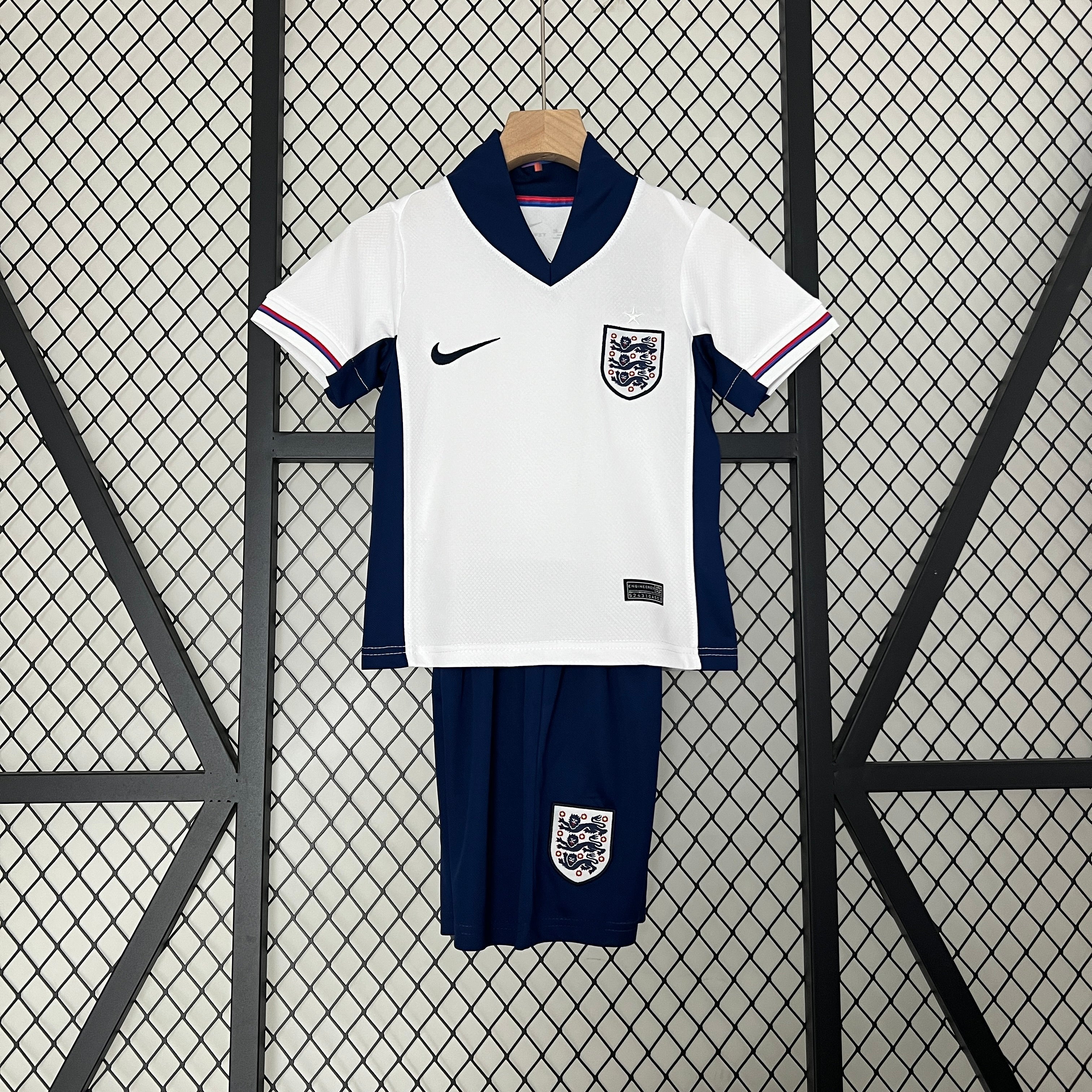 England Jude Bellingham 10 Kids Home Soccer Jersey Euro 2024