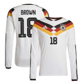 Germany Nathaniel Brown 18 Long Sleeve Home Soccer Jersey World Cup 2026