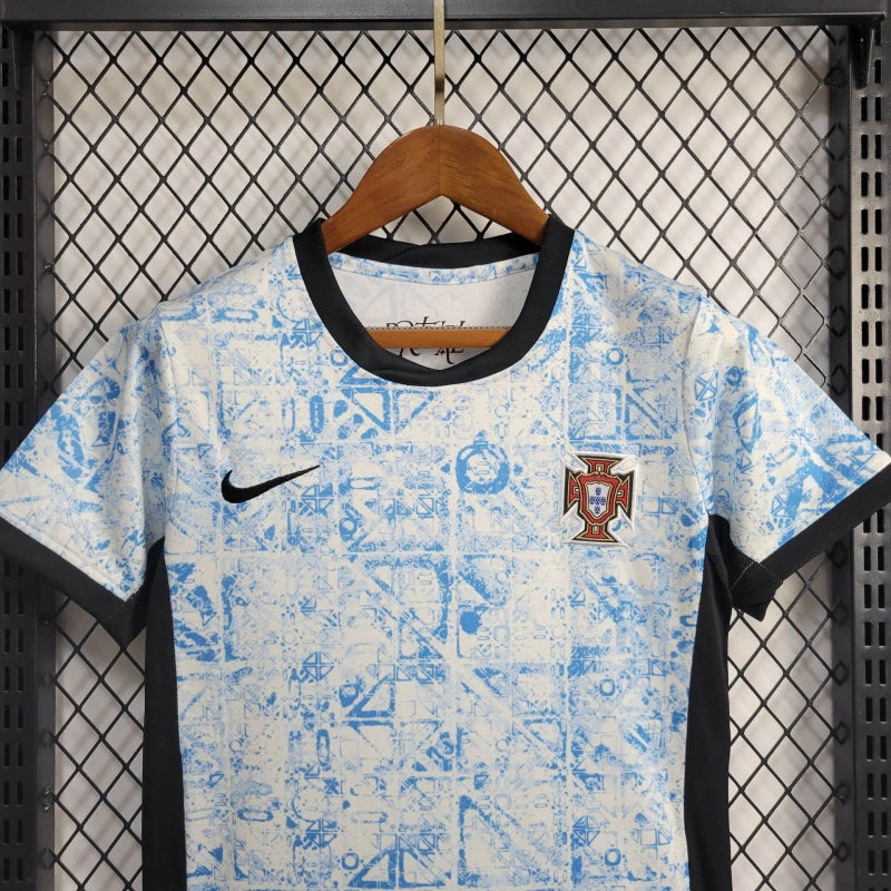 Portugal William Carvalho 14 Kids Away Soccer Jersey Euro 2024