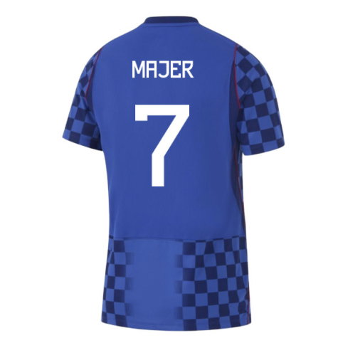 Croatia Lovro Majer 7 Away Soccer Jersey World Cup 2026