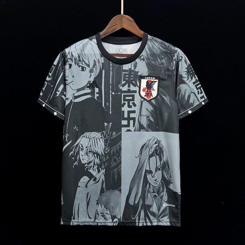 Japan Tokyo Swastika Avenger Limited Edition Soccer Jersey 2023/24 - Black