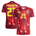 Germany Sara Doorsoun 23 Away Soccer Jersey UEFA Euro 2025