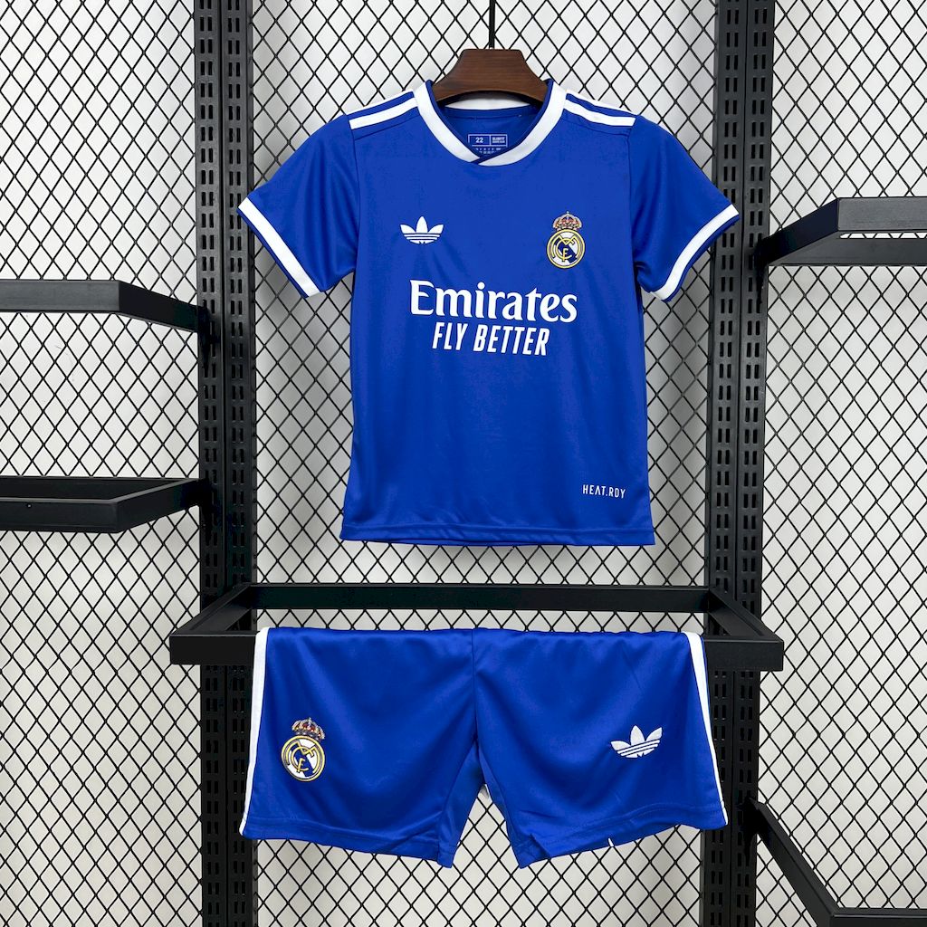 Real Madrid Kylian Mbappé 10 Kids Third Soccer Jersey 2025-2026