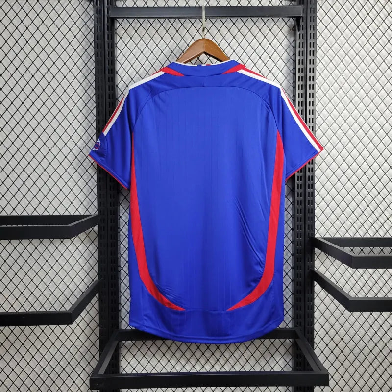 France Home Retro Soccer Jersey World Cup 2006