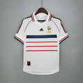 France Away Retro Soccer Jersey World Cup 1998