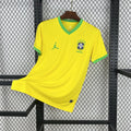 Brazil X AJ Special Edition Soccer Jersey 2025-2026 - Yellow