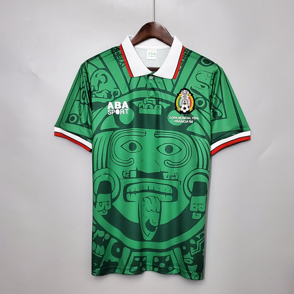 Mexico Retro Home Soccer Jersey World Cup 1998