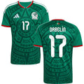 Mexico Orbelín Pineda 17 Home Soccer Jersey World Cup 2026