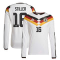 Germany Angelo Stiller 16 Long Sleeve Home Soccer Jersey World Cup 2026
