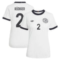 Germany Antonio Rudiger 2 Women's Home Soccer Jersey Euro 2025