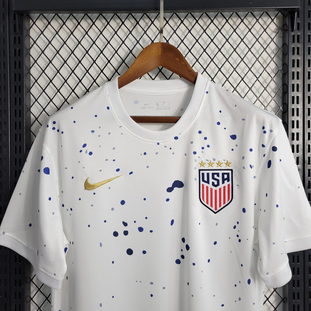 USA Lindsey Horan 10 Home Soccer Jersey - World Cup 2023
