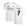 Real Madrid Vini Jr. 7 Home Soccer Jersey 2024/25
