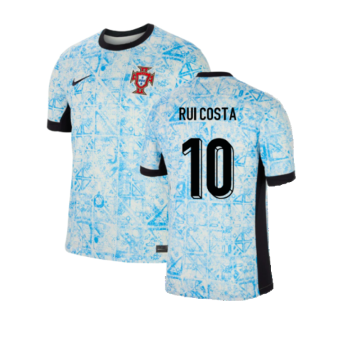 Portugal Rui Costa 10 Away Soccer Jersey Euro 2024