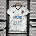 Japan X One Piece Special Edition Soccer Jersey 2024/25 - White