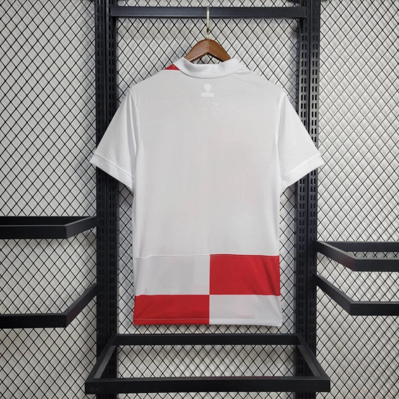 Croatia Home Soccer Jersey UEFA Euro 2024