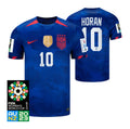 USA Lindsey Horan 10 Away Soccer Jersey - World Cup 2023