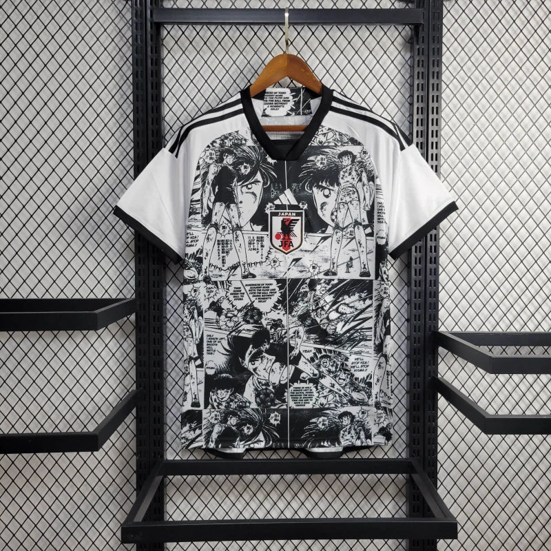 Japan X Captain Tsubasa Limited Edition Soccer Jersey 2024/25 - White