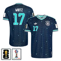 Germany Florian Wirtz 17 Away Soccer Jersey World Cup 2026