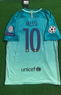 FC Barcelona Lionel Messi 10 Away Retro Soccer Jersey 2016-2017