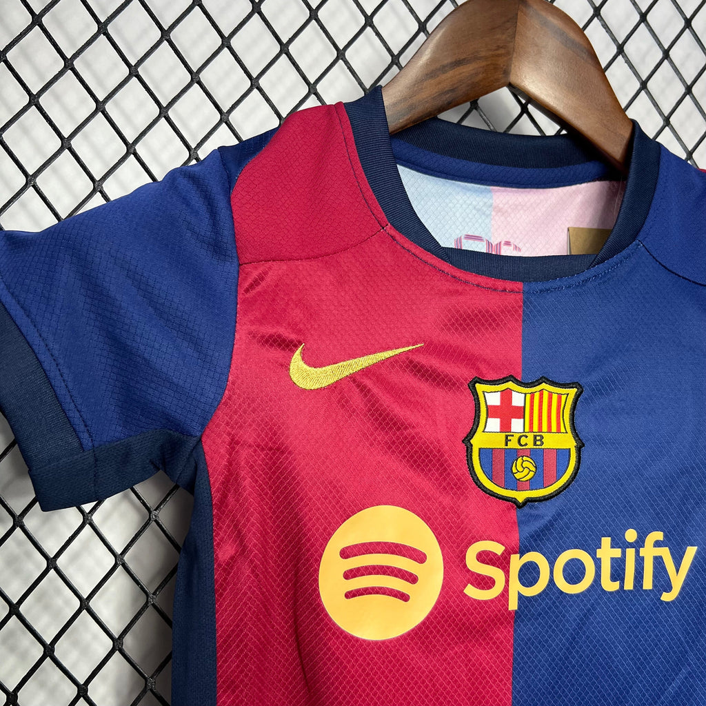 FC Barcelona Lamine Yamal 19 Kids Home Soccer Jersey 2024/25